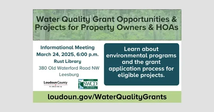 Loudoun County Water Conservation District Host Informational Meeting March 24 for Property Owners. Artwork by Loudoun County.