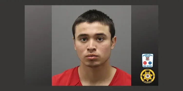 Erazo Ricardo Guerrero, of Sterling, Va. charges. Photo by Loudoun Country Fire Department.