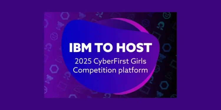 IBM to host 2025 CyberFirst Girls Competition Platform. Artwork by DSIT.