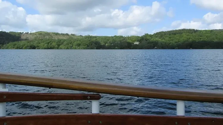Lake Windermere from a boat. Photo by David Jones.