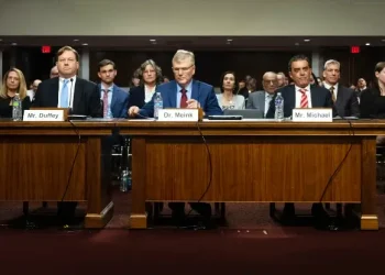 Lawmakers hearing testimony on Capitol Hill March 27, 2025, from four of President Donald J. Trump's nominees for leadership roles within the Defense Department. Photo by the DOD.