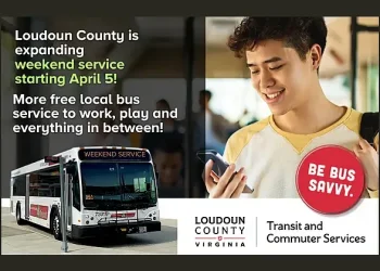 Loudoun County Transit Expands Weekend Service. Artwork by Loudoun County.