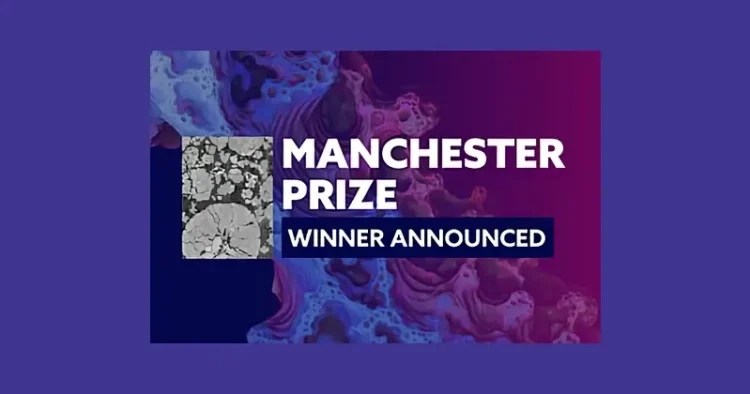 Manchester Prize winner announced for science startup competition. Artwork by DSIT.