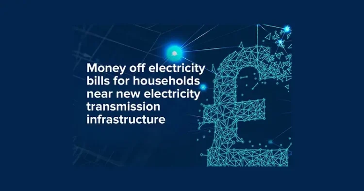 Money of electricity bills. Artwork by Department for Energy Security and Net Zero.