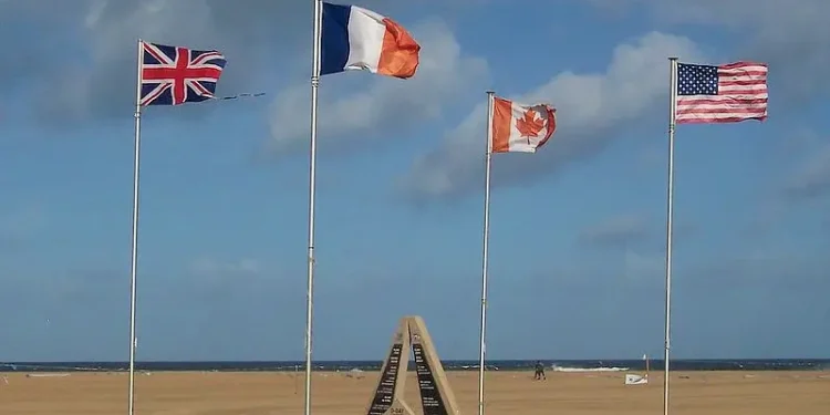 Ouistreham, Normandy - 'Sword' beach and battlefield on D-Day, 1944. Lest we forget. by TeaMeister.