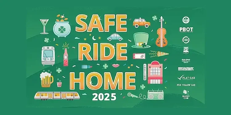 PBOT’s Safe Ride Home program. Photo by Portland Bureau of Transportation.