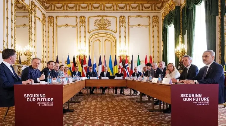 PMs remarks at Lancaster House, London. Photo by the Prime Ministers Office.