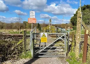 Pewsey footpath crossing. Photo by Rail Accident Investigation Branch