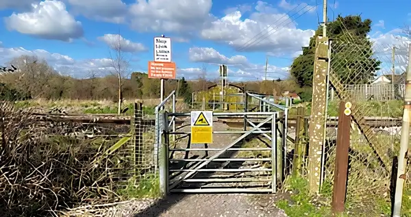 Pewsey footpath crossing. Photo by Rail Accident Investigation Branch