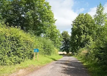 Private road on Lowther Estate. Photo by Trevor Littlewood.