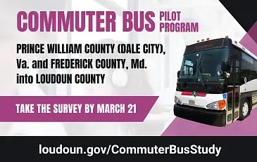 Public Input Sought on Proposed Commuter Bus Routes into Loudoun. Artwork by Loudon County.