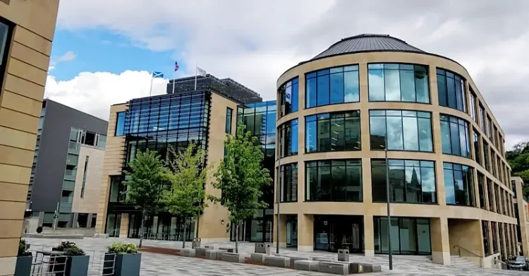 Scotland Office. Queen Elizabeth House, Edinburgh. Photo by Bread and cheese.