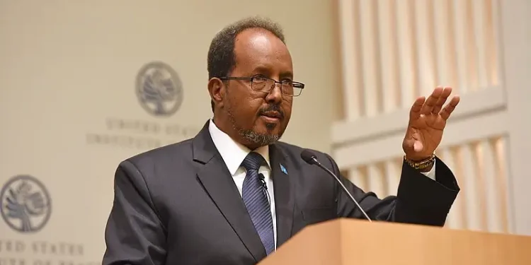 Somalia - President Hassan Sheikh Mohamud. Photo by U.S. Institute of Peace.