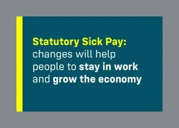 Statutory Sick Pay to rise. Artwork by Department for Work and Pensions.