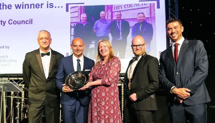 Touchstone 2024 award winners. Photo by British Hallmarking Council.