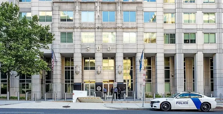 U.S. Immigration and Customs Enforcement - ICE. Photo by Ajay Suresh.