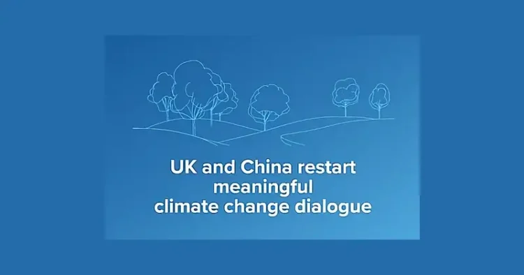 UK-China should restart meaningful climate talks. Artwork by the Department for Energy Security and Net Zero.
