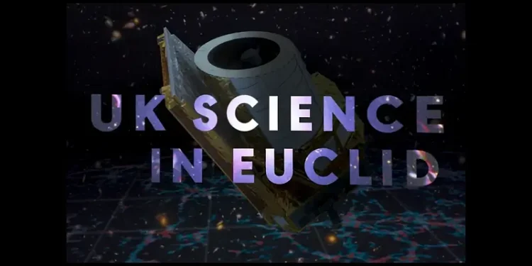 UK Science in Euclid. Artwork by the UK Space Agency.