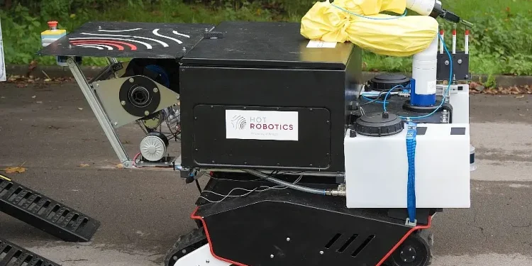 University of Bristol device. Photo by DSTL.