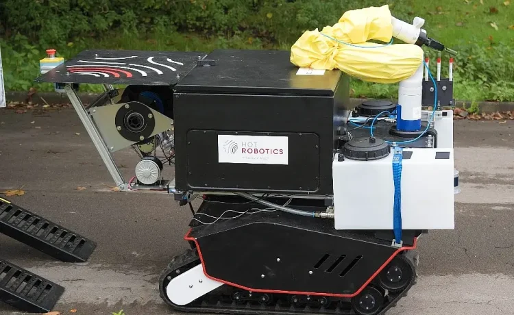University of Bristol device. Photo by DSTL.