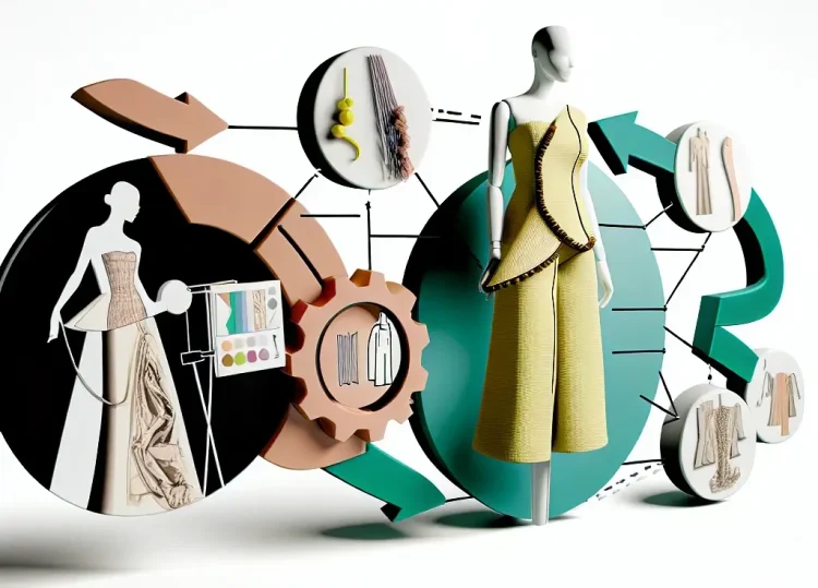 Valentino Italian luxury fashion and haute couture. Artwork by Dall-e 3.