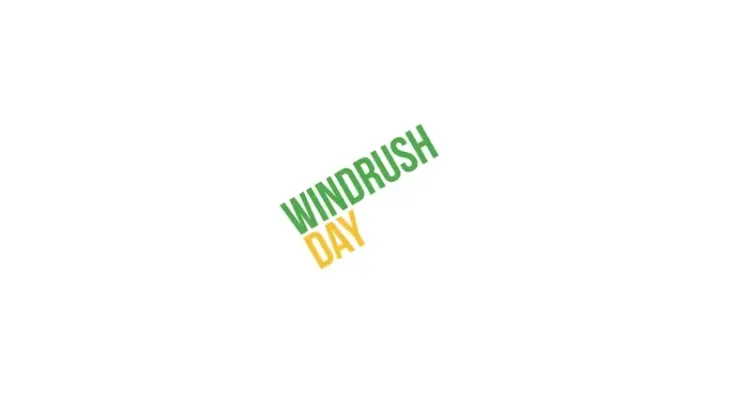 Windrush Day Logo. Artwork by Ministry of Housing, Communities and Local Government.