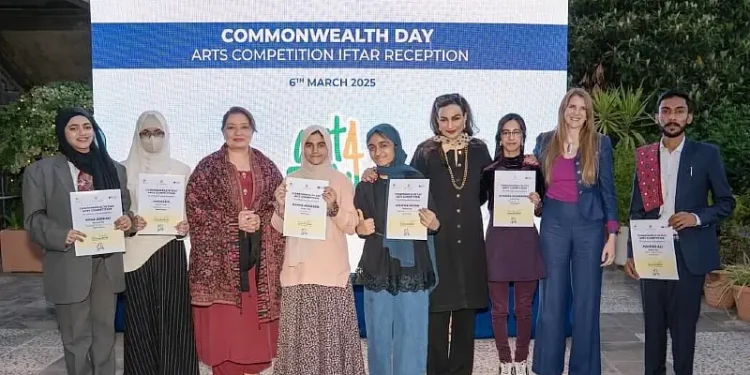 Young Pakistanis celebrate Commonwealth Day 2025. Photo by British High Commission Islamabad.