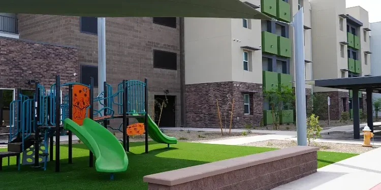 96 New Affordable Family Housing Units to Phoenix. Photo by the City of Phoenix.