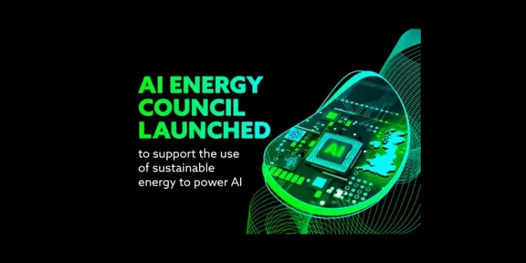 AI Energy Council launched to support the use of sustainable energy to power AI. Artwork by the Department for Science.