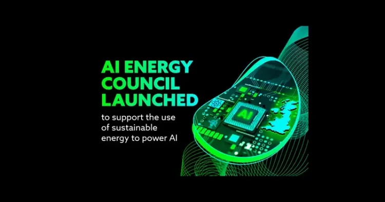 AI Energy Council launched to support the use of sustainable energy to power AI. Artwork by the Department for Science.