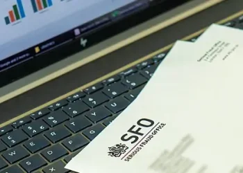 Corp Guidance with SFO headed paper. Photo by the Serious Fraud Office.