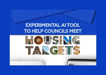 Experimental AI Housing targets tool. Artwork by Department for Science, Innovation and Technology.