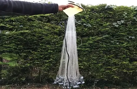 Image of the cast net. Photo by the Environment Agency.