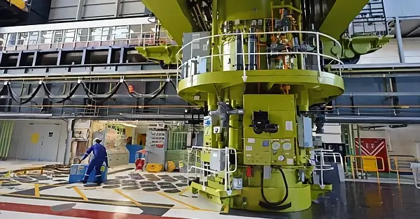 Inside Hunterston B nuclear power station. Photo by the NDA. stock-energy