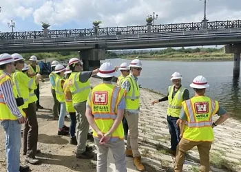 Levee safety Partnership York 2023. Photo by the Environment Agency.