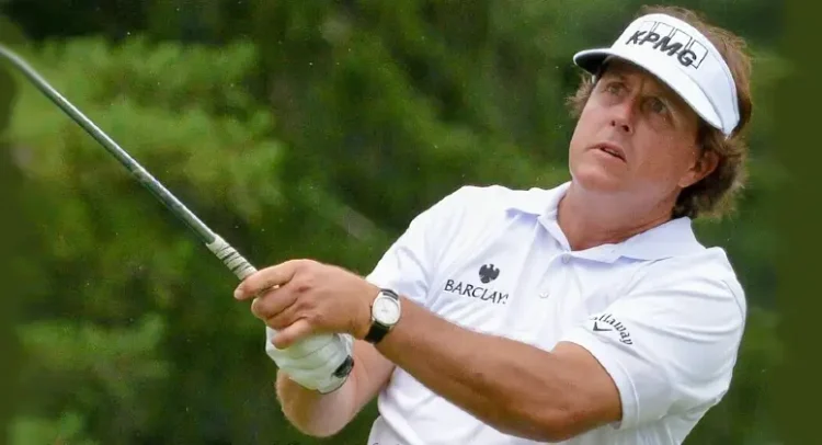 Phil Mickelson at the Greenbrier Classic. Photo by B Wendell Jones.