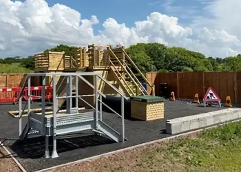 A state-of-the-art dog training facility opened at Griffin Park, Cumbria. Photo by the CNC.