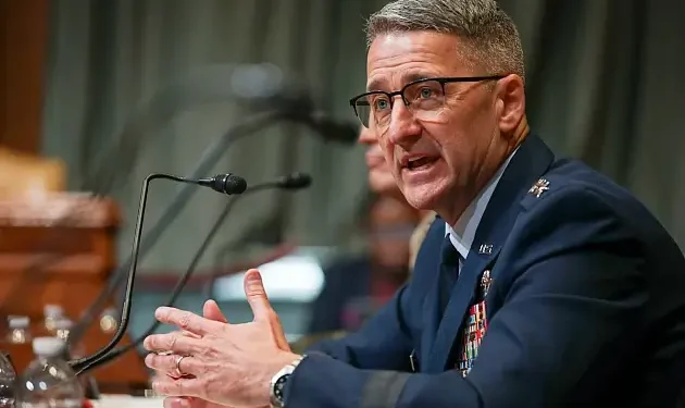 Air Force Gen. Steve Nordhaus, chief of the National Guard Bureau during a hearing before the Senate Appropriations Committee. Photo by Master Sgt. Zack Sheedy.