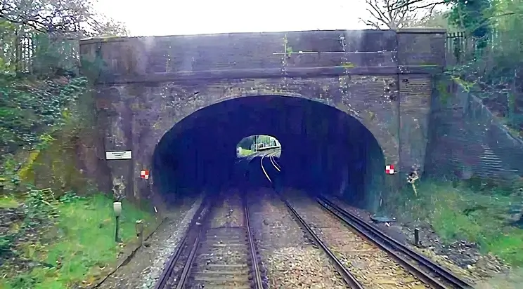 Bookham Tunnel, Surrey. Photo by Network Rail.