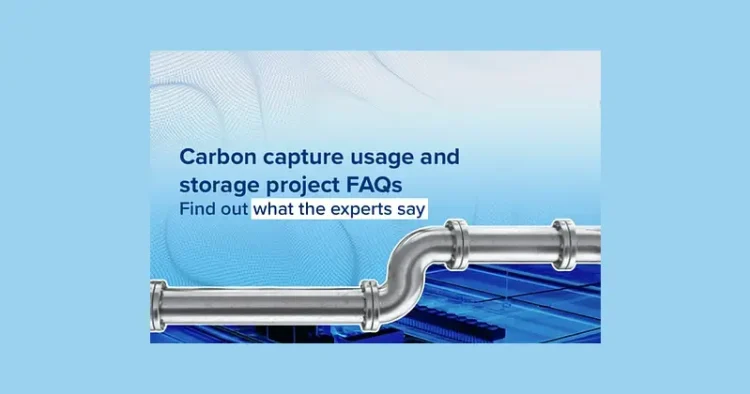Carbon Capture FAQs. Artwork by the Department for Energy Security and Net Zero.