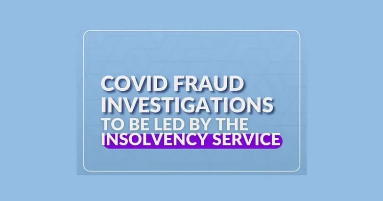 Covid Fraud Investigations. Artwork by the Department for Business and Trade.