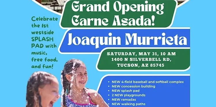 Joaquin Murrieta Park Opening. Artwork by the City of Tucson.