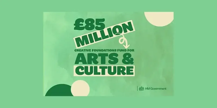 New 85 Million pounds Creative Foundation Fund. Photo by the Department for Culture, Media and Sports.