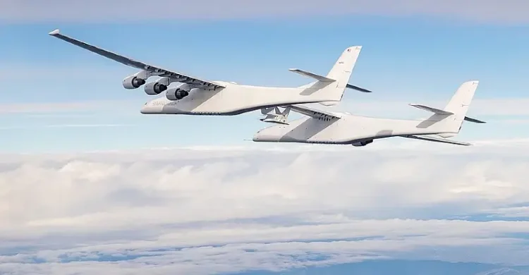 Stratolaunch Talon Photo Chase. Photo by Eva Folsom.