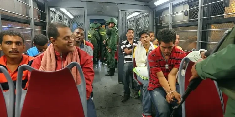 Venezuela Prison Transport. Photo by Diario Critico.