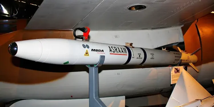ASRAAM air-to-air missile. Photo by Andrew.