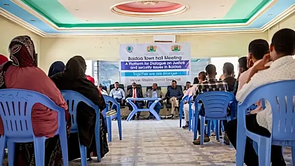 Baidoa Townhall in Somalia. Photo by the British Embassy Mogadishu.