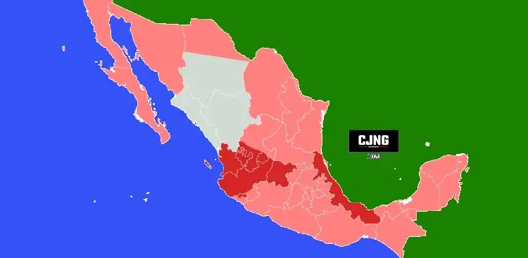 CJNG map from 2020. Map by Baptiste Grand Grand.