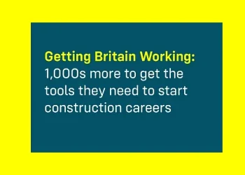 Construction summit - Getting Britain Working. Artwork by the Department for Work and Pensions.
