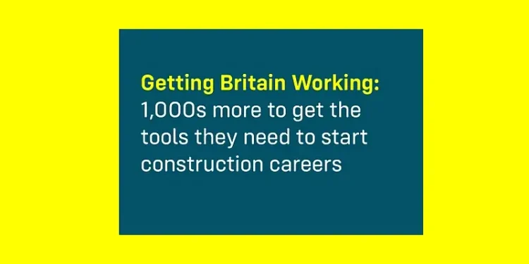 Construction summit - Getting Britain Working. Artwork by the Department for Work and Pensions.